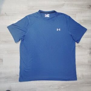 Under Armour Heatgear brand T-shirt, blue, size XL B18-C1546